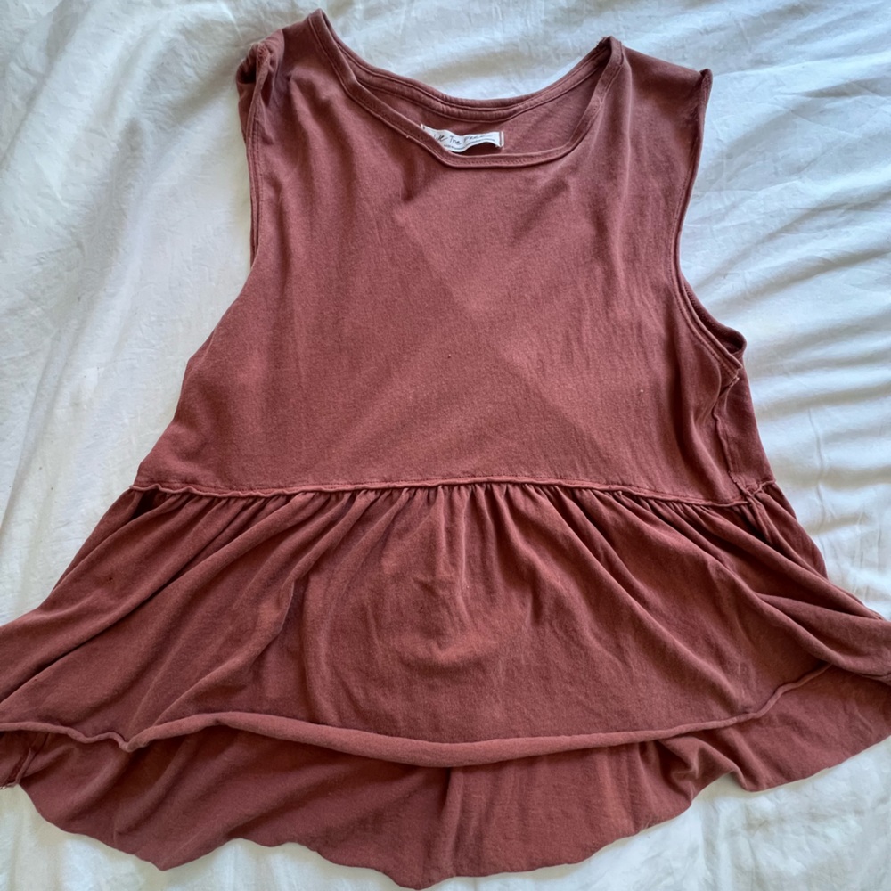 Free People Peplum tank